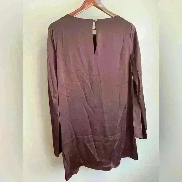 NWT! Madewell Shift Mini Dress Size Small Chocolate Raisin $98 MSRP - Picture 8 of 9